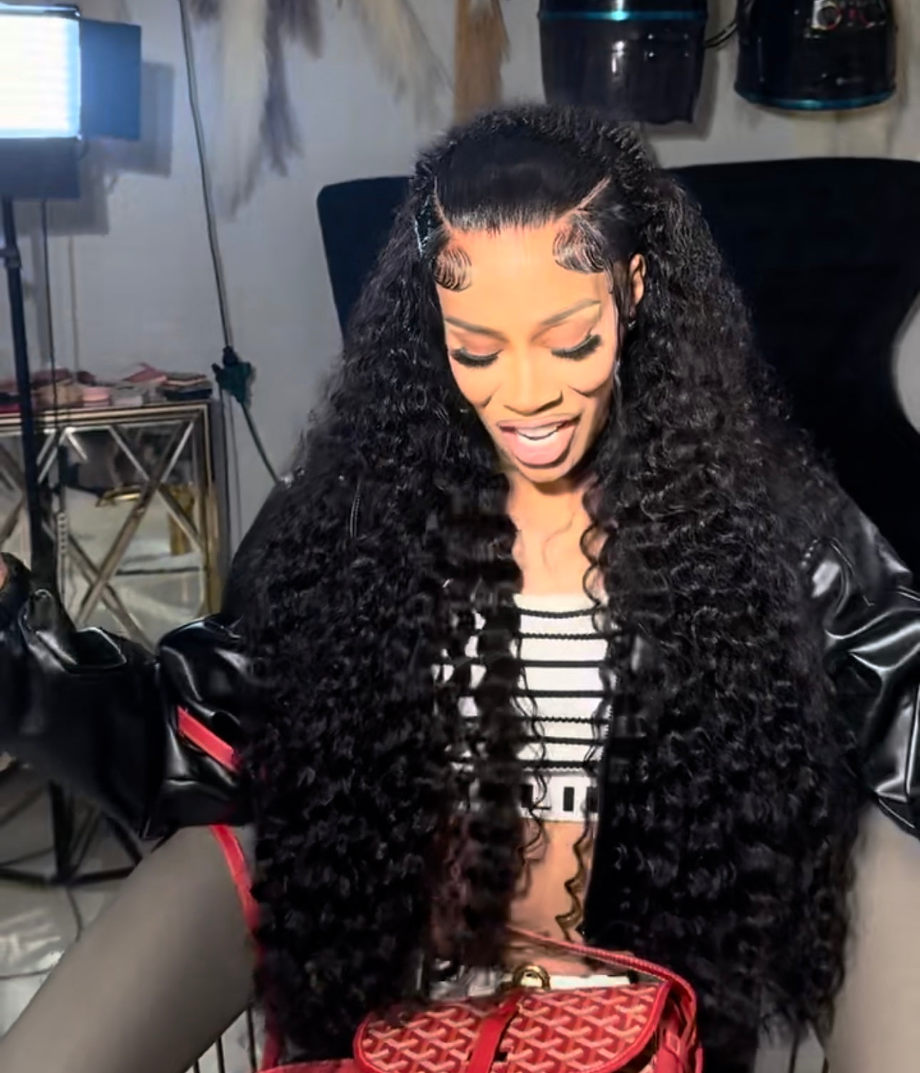 QS CURLY HD LACE WIG