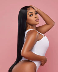 QS SILKY STRAIGHT HD LACE WIG